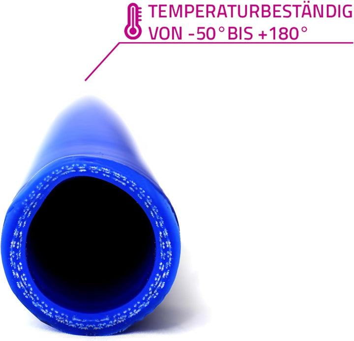NovaNox® Superflex Silikonschlauch Drahteinlage Ø 13mm bis 54mm Grösse wählbar, Innendurchmesser:Ø 3