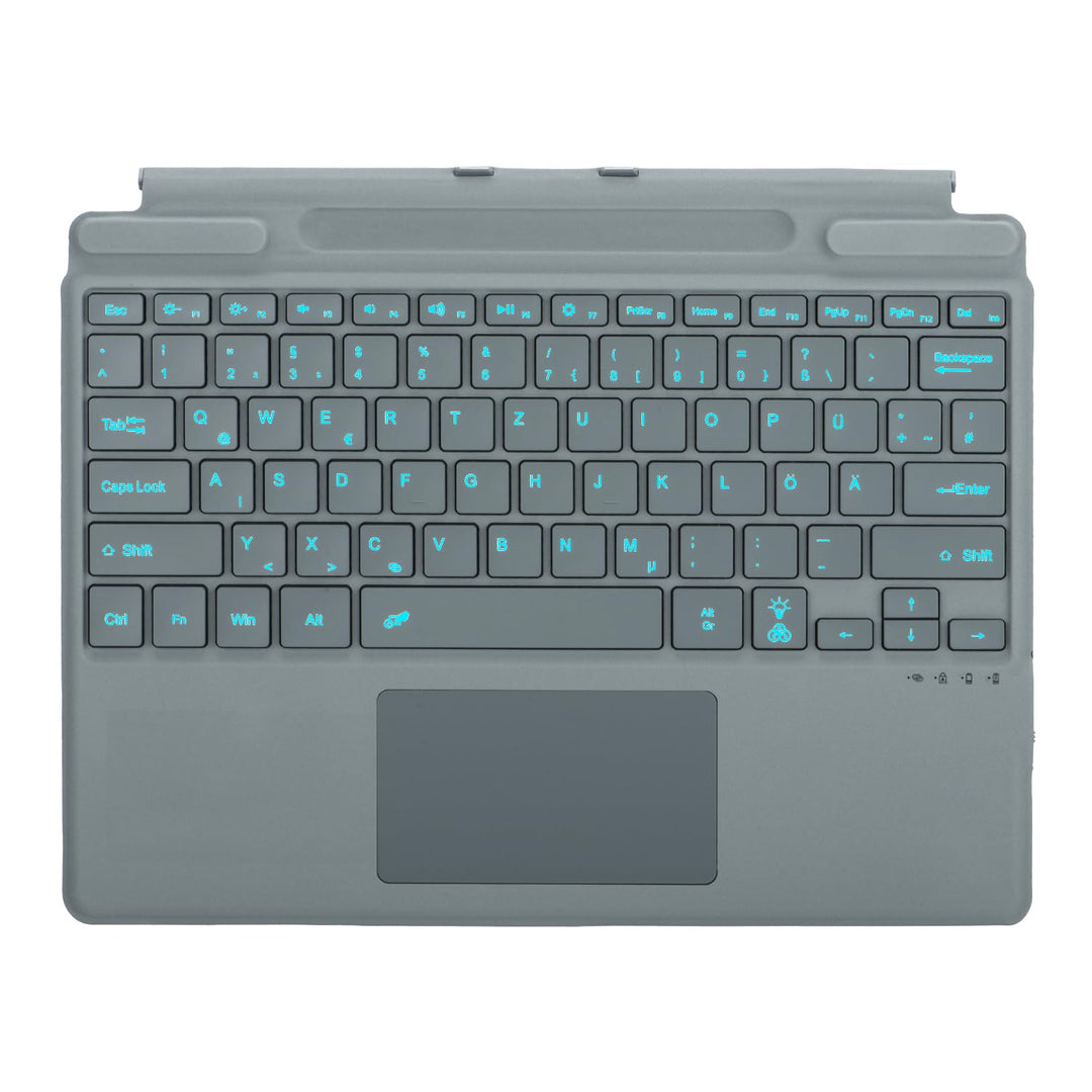 Deutsche QWERTZ Layout Tastatur für Microsoft Surface Pro 11/10 / 9/8 / X, 13 Zoll - Ultraflaches, b