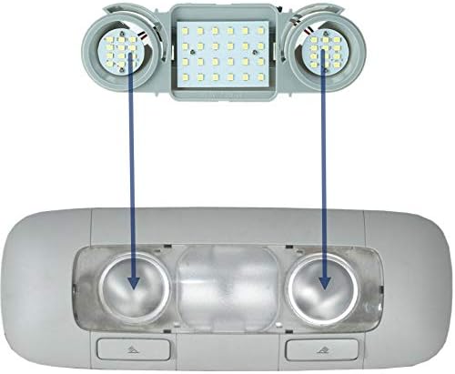 LED Innenraumbeleuchtung Modul - Hauptbeleuchtung + Lesebeleuchtung vorne und hinten (vorne + hinten
