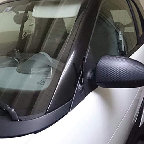SHIFENG Radioantennenabdeckung für Smart Fortwo Forfour 451 453, 12 cm, Kohlefaser-Dekor