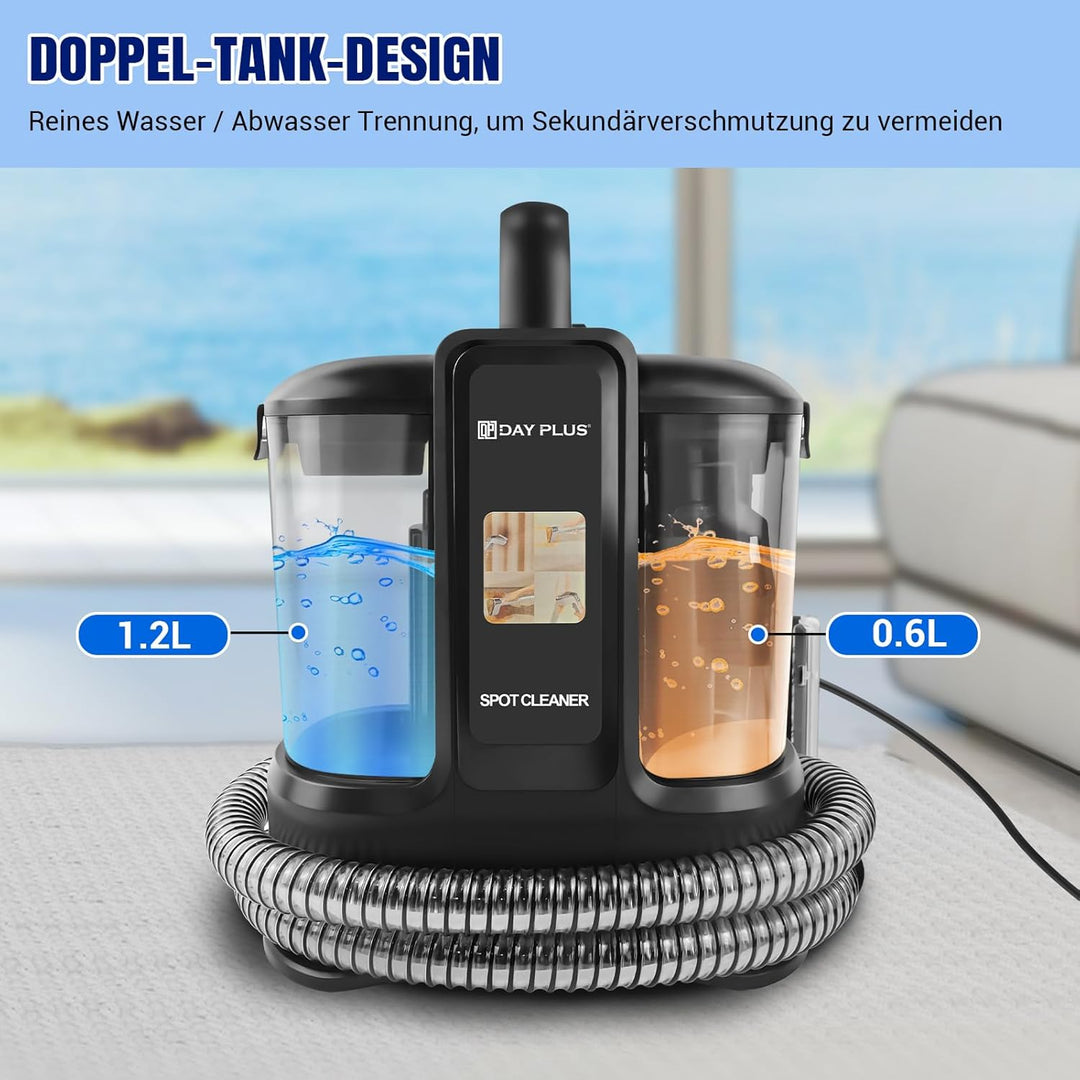 Polsterreiniger Gerät und Nassauger Tragbarer Teppich & Polster Reiniger, 230V, 400W, für Couch, Aut