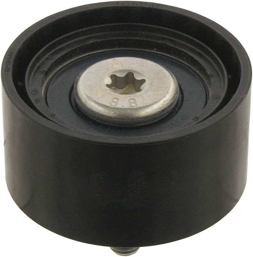 febi bilstein 30440 Riemenspanner für Keilrippenriemen, 1 Stück &amp; 30441 Umlenkrolle für Keilrippenri