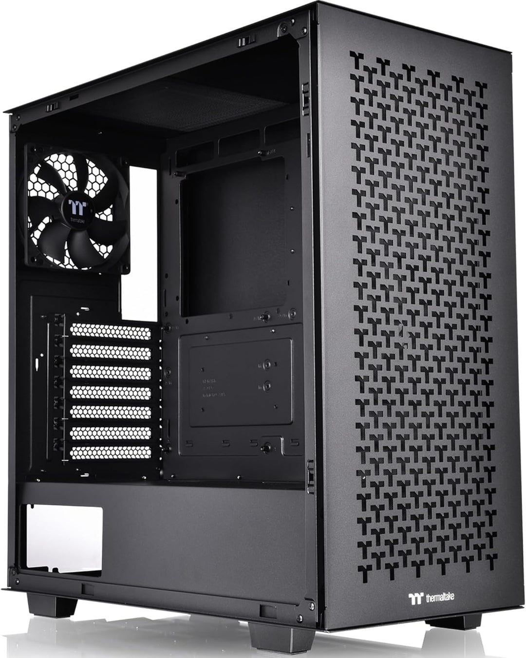 Thermaltake Divider 300 TG Air Black | Mid-Tower-ATX-PC-Gehäuse | gehärtetes Glasseitenteil | Mesh-P
