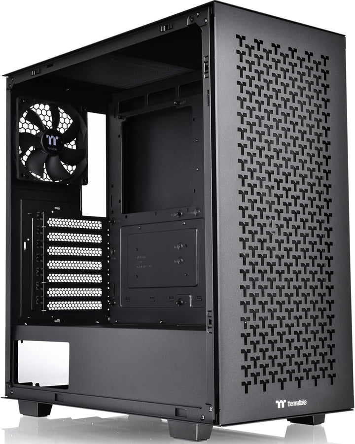 Thermaltake Divider 300 TG Air Black | Mid-Tower-ATX-PC-Gehäuse | gehärtetes Glasseitenteil | Mesh-P