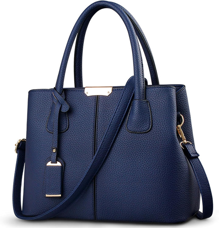 VARLIVOO Elegant Damen Handtasche Schultertasche Frauen Umhängetasche Taschen Shopper Wasserdicht PU