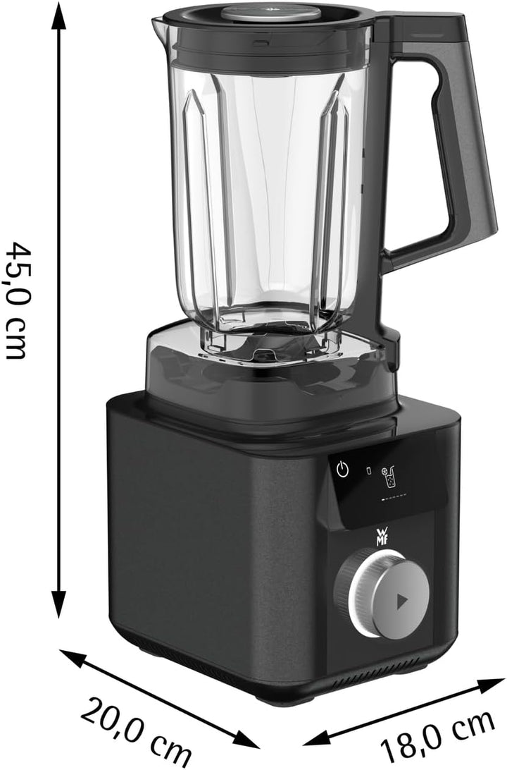 WMF Master Hochleistungsmixer, Standmixer mit Mixbehälter 1,75l, Ice-Crush, 1600 Watt, 13.500 U/min,