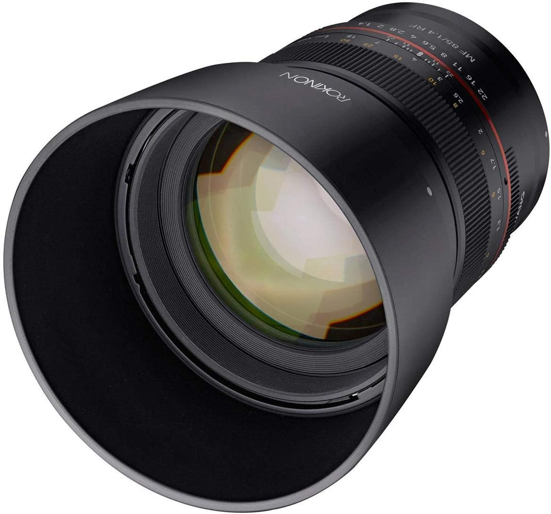ROKINON 85 mm F1.4 High-Speed-Teleobjektiv für spiegellose Canon R Kameras