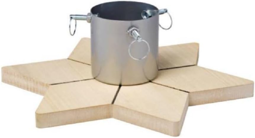 COIL Christbaumständer, Ständer mit Wasserspeicher, Rustikaler Ständer, Sockel für echten Baum, Wass