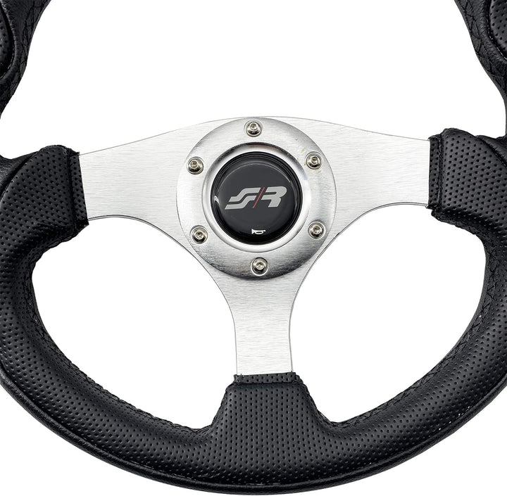 Simoni Racing INT330/P Interlagos Universal Steering Wheel, Schwarz