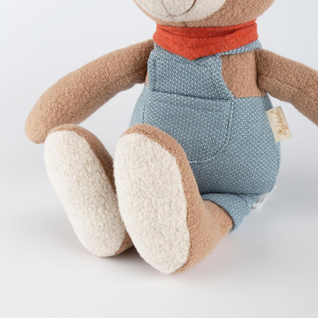 sigikid Kuscheltier Latzhosen Hase, rot Sweety Plüschtier, 30, Rot
