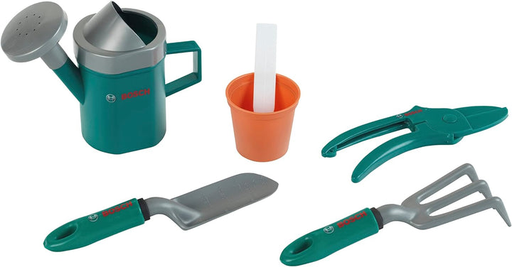 Klein Theo 2791 Bosch Gartenprofibox I Kinder-Gartenset in robuster Box I Hochwertiges Zubehör wie S