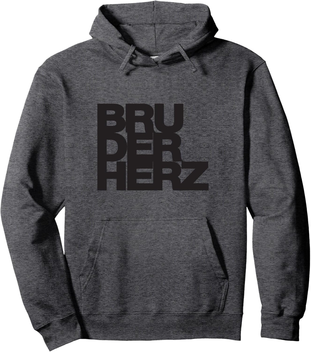 Bestes Geschenk für deinen Bruder. BRUDERHERZ Pullover Hoodie