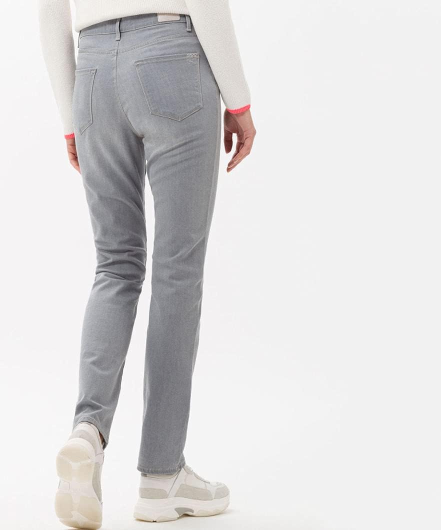 BRAX Damen Style Mary Blue Planet: Nachhaltige Five-Pocket Jeans 26W / 32L Light Grey, 26W / 32L Lig