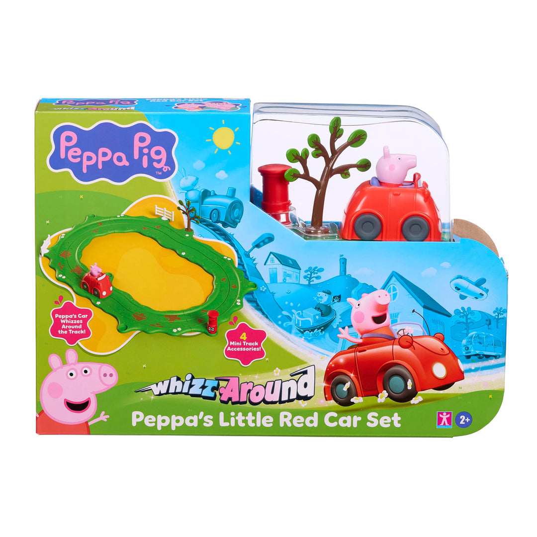 Peppa Pig Whizz Around Peppa's Kleine rote Autosatz, Motorised Vehicles, Track Toys, Pre-School-Spie