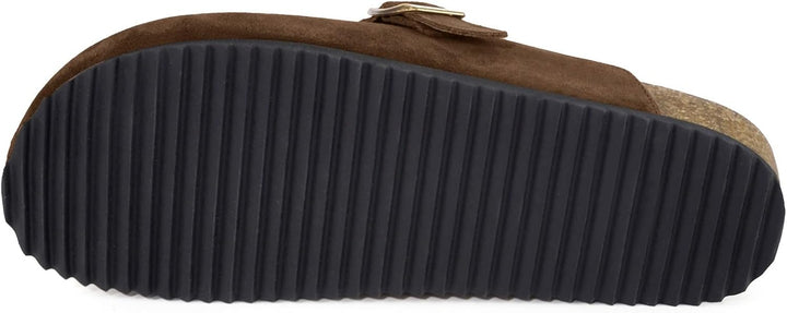 Intini Clogs Hausschuhe Herren Damen Pantoletten Leder | Schlappen Geschlossene, Weiches Kork-fussbe