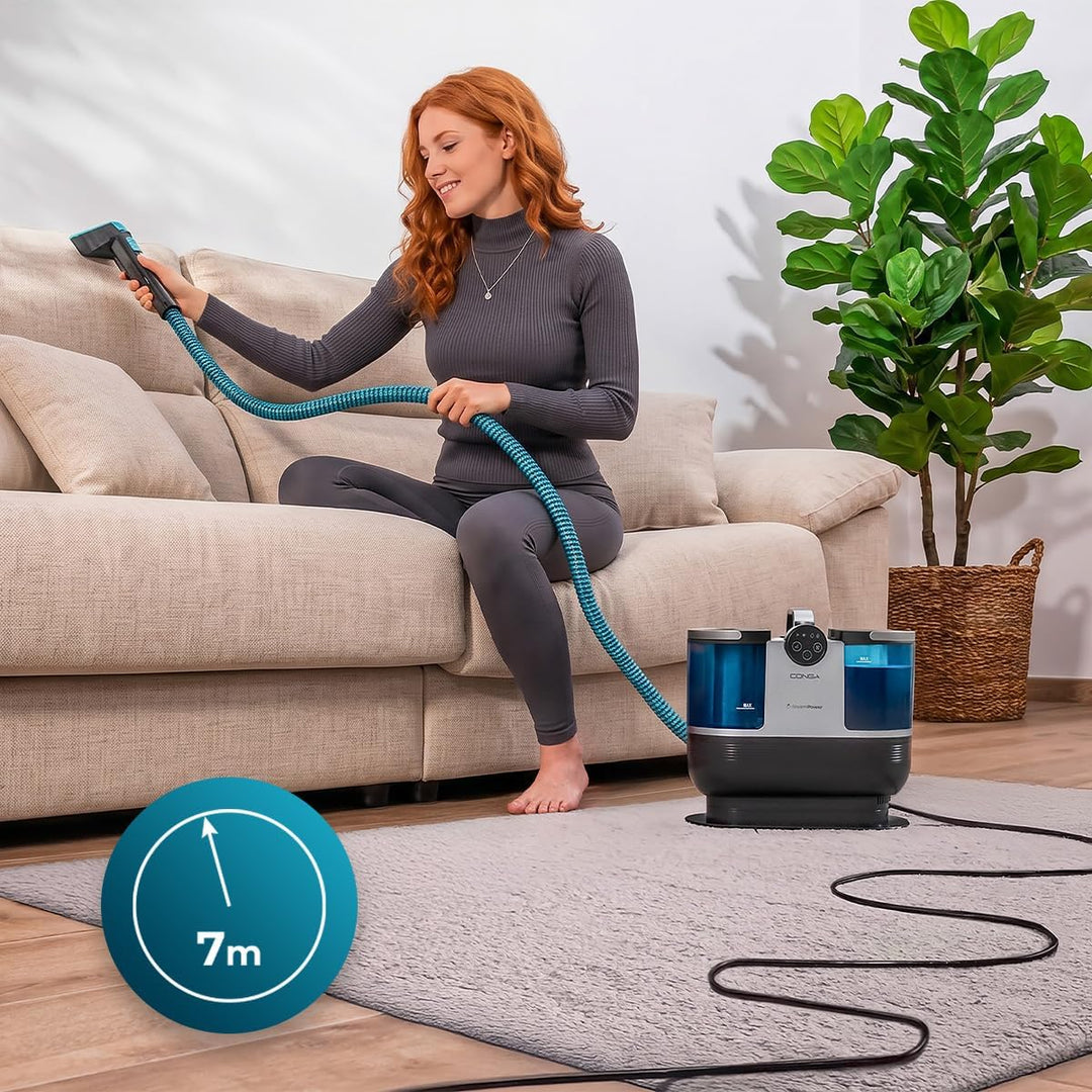 Cecotec Polsterreiniger Conga 7000 Carpet&amp;Spot Clean Steam XXL Neo. 1700 W, Dampffunktion, 3-in-1 sp