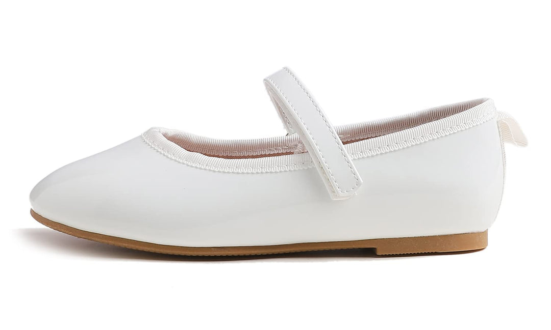 Feversole Girls Cute Dress, Mädchen süsses Kleid Mary Jane Schuhe weiche Party Urlaub Ballerinas 29