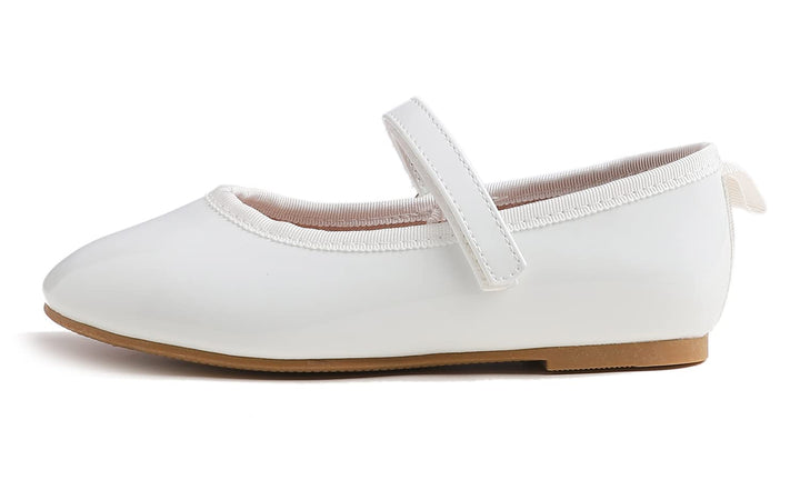 Feversole Girls Cute Dress, Mädchen süsses Kleid Mary Jane Schuhe weiche Party Urlaub Ballerinas 32