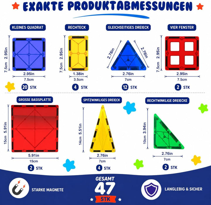 Desire Deluxe Zeug für Kinder, Lernspielzeug für Jungen und Mädchen, 3 4 5 6 7 8 Jahre alt, XXL Set