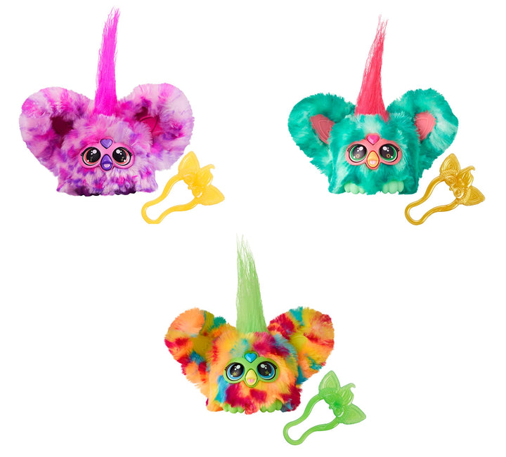 Furby Furblets 3er Pack - Mello-Nee, Hip-Bop und Pix-Elle elektronische Mini-Plüschspielzeuge