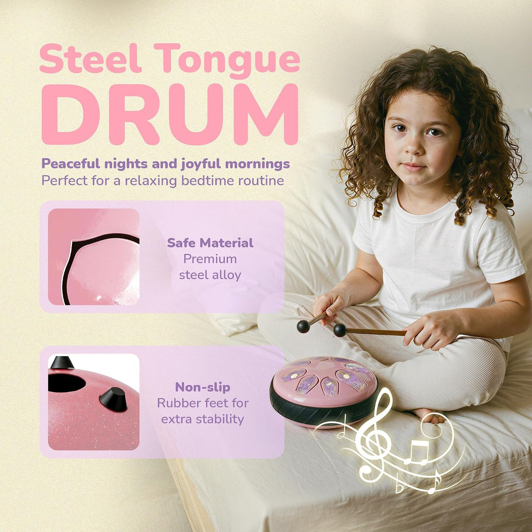 Instrumente Kinder Set Kalimba, Regenstab &amp; Regen – Fördert Kreativität, Feinmotorik Und Musikalisch