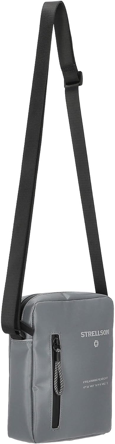 Strellson - stockwell 2.0 marcus Schultertasche für Herren, Umhängetasche für Männer, Grau Farbe:gra