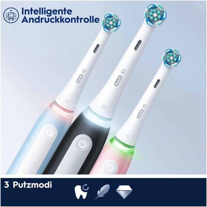 Braun Oral-B iO 3N Elektrische Zahnbürste, Schwarz, 1 Bürste Schwarz 1 Unité (Lot de 1), Schwarz 1 U