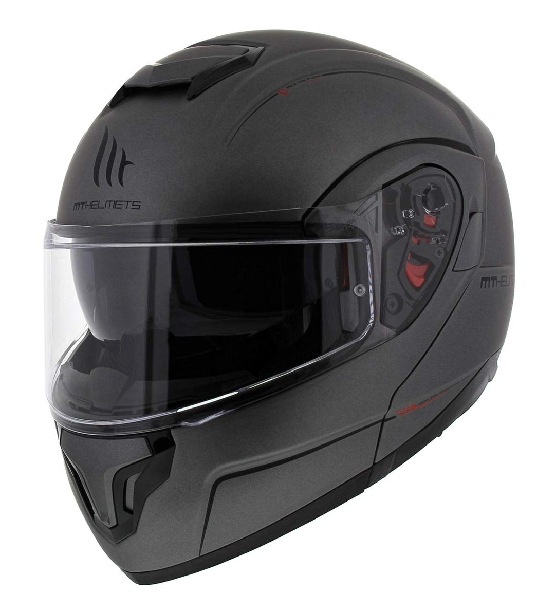 MT HELMETS Atom Sv Solid Matt Titanium S S MATT TITANIUM, S MATT TITANIUM