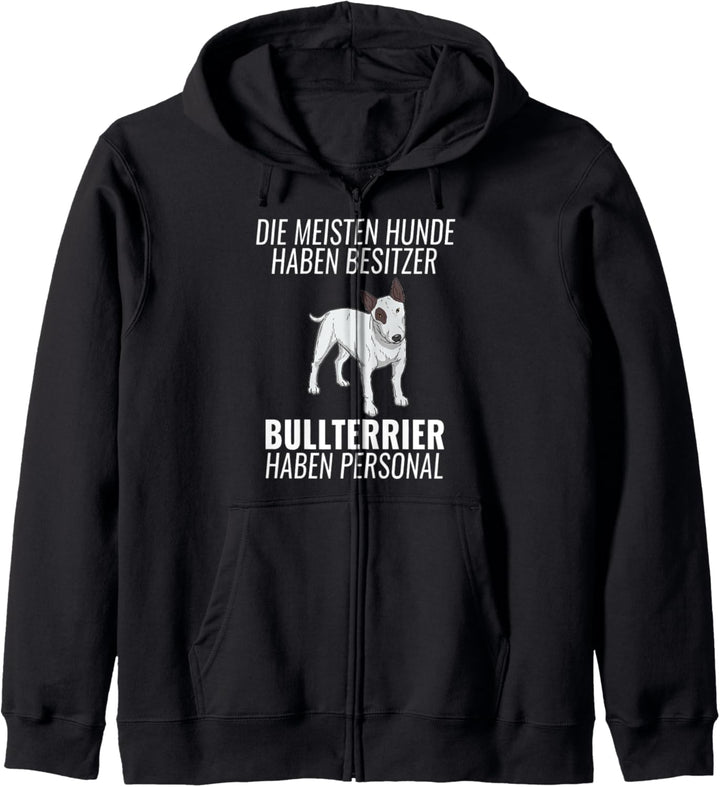 Lustiges Bullterrier Personal Hundehalter Geschenk Hund Kapuzenjacke