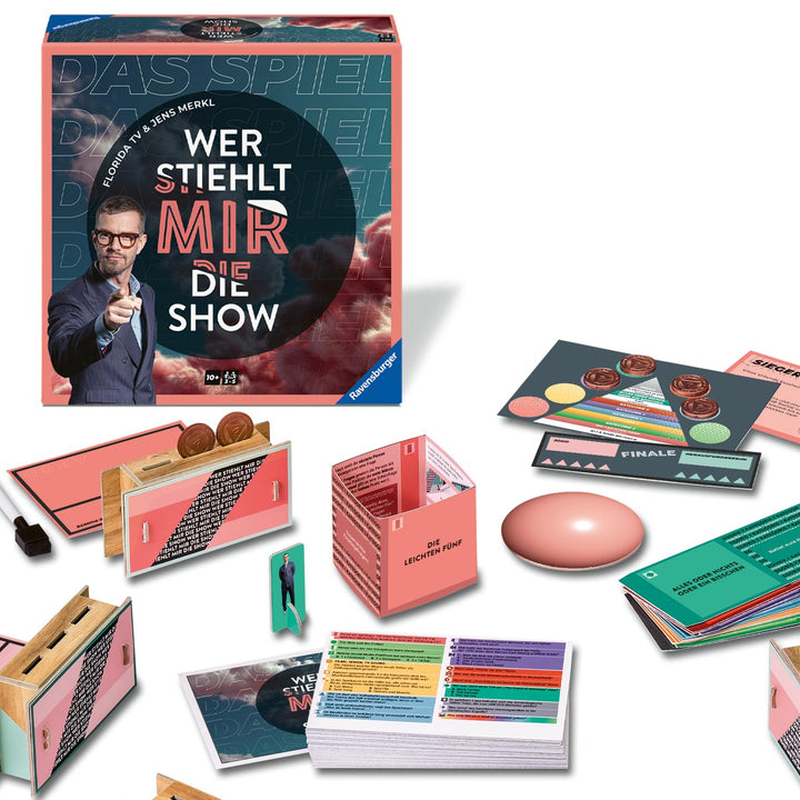 Ravensburger 24883 Wer stiehlt Mir die Show Das Quizspiel zur beliebten TV-Show von Joko Winterschei
