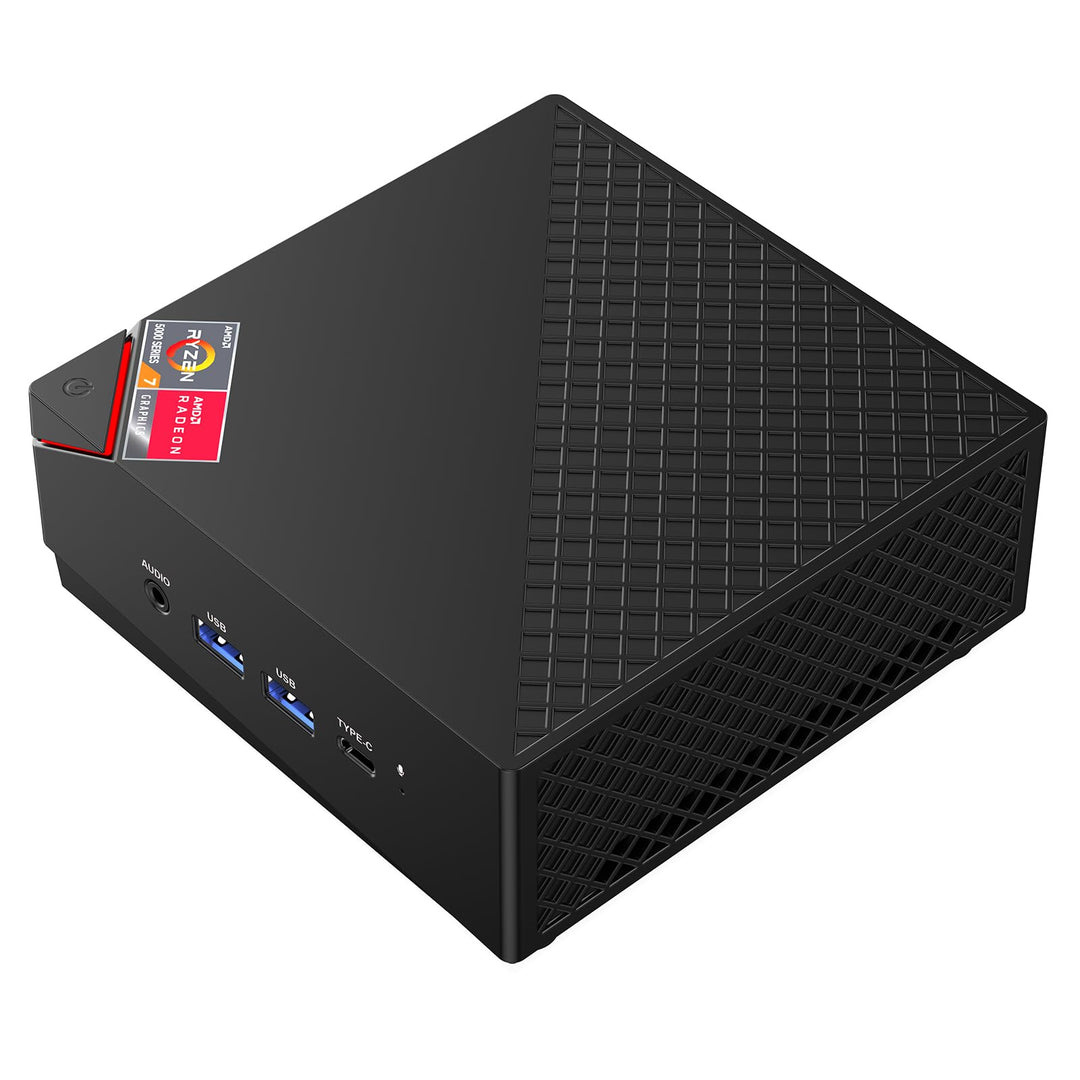 ACEMAGICIAN AM06 Pro Mini PC, AMD Ryzen 7 7730U (8C/16T, bis zu 4.5Ghz),32GB DDR4 512GB M.2 SSD Mini
