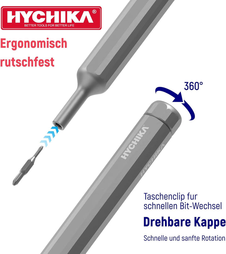 HYCHIKA 39 in 1 Feinmechaniker Schraubendreher Set - 39-in-1 Screwdriver Set IDEAL FÜR Elektronik |