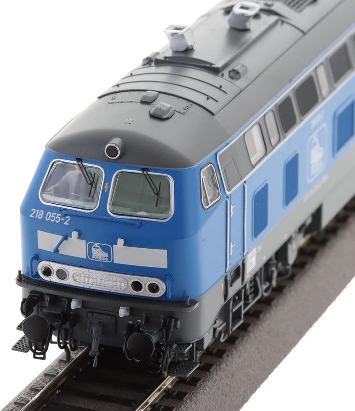 31009 Diesellok, 218 055 Press, blau, Ep VI, Sound+Rauch, DC/AC