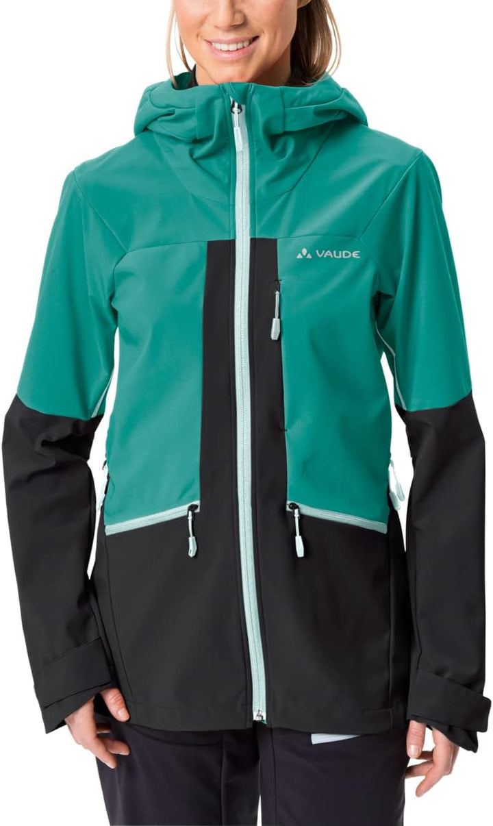VAUDE Damen Women's Monviso Softshell Jacket Jacke 38 Schwarz, 38 Schwarz