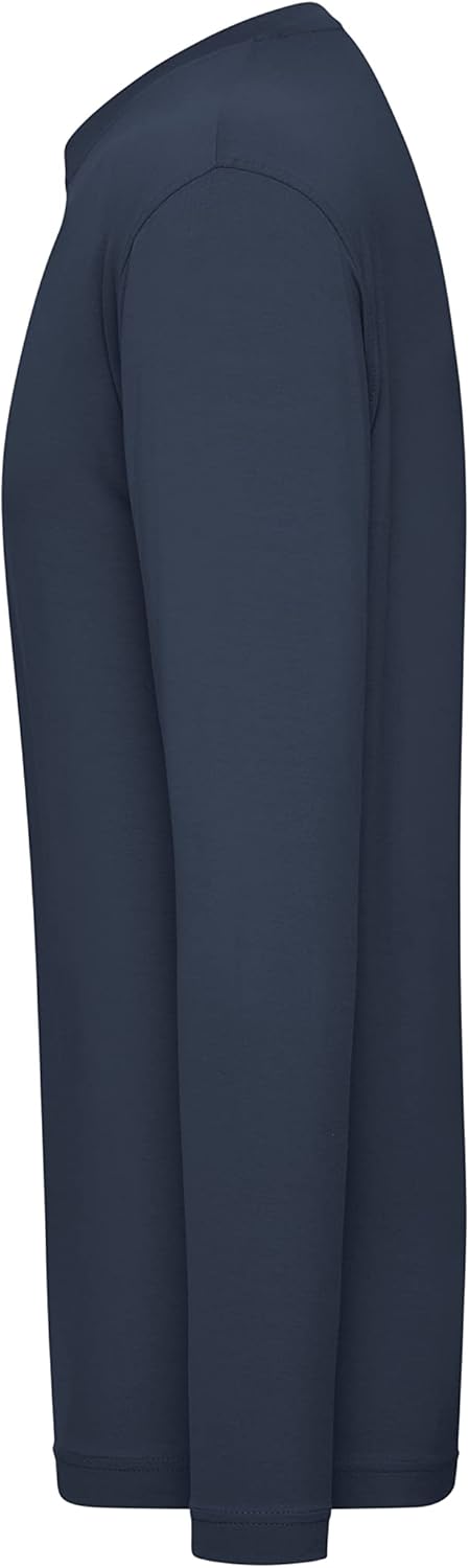 James & Nicholson Herren Bio Workwear Long-Stretch - Langarm Shirt aus Bio-Baumwolle mit Elasthan Na