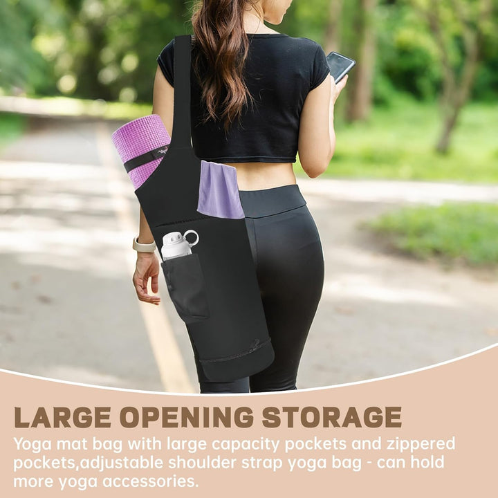 Yogamatten-Tasche, Yogamatten-Tragetasche, passend für die meisten Matten, multifunktionale Tragetas