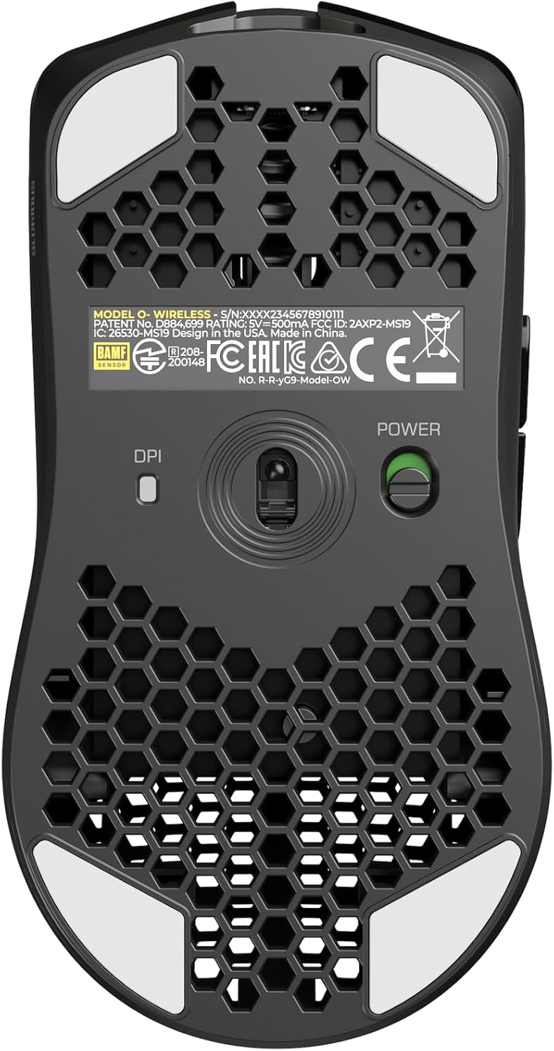 Glorious Gaming Model O- (Petite) Wireless Souris de jeu sans fil - Superlégère, conception nid d’ab