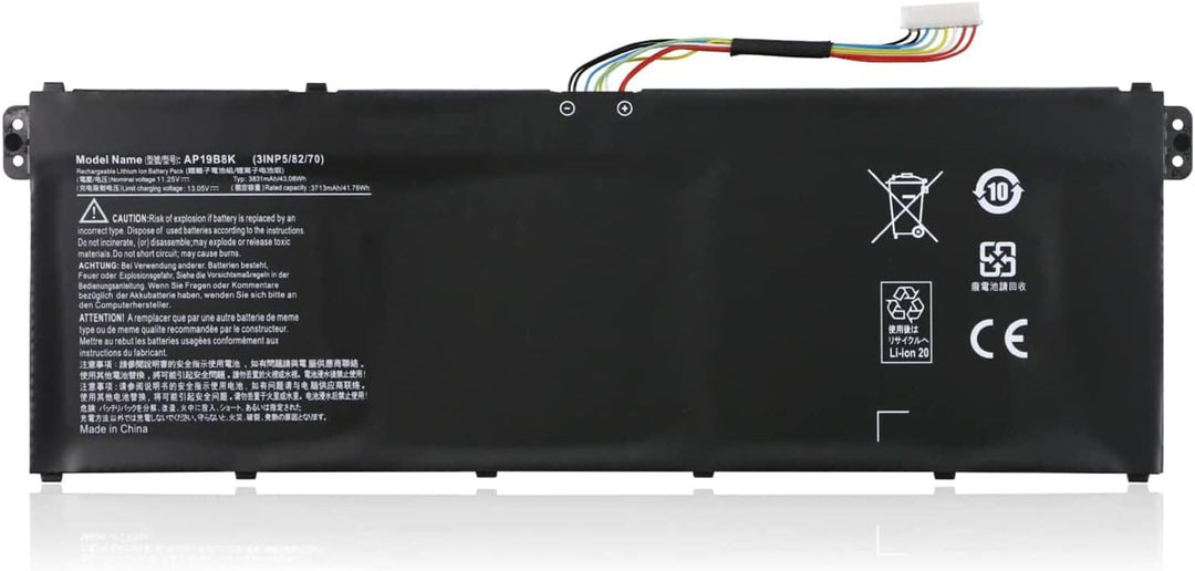 AP19B8K 3INP5/82/70 Laptop Akku kompatibel mit Acer Aspire A315-23 A315-58 A317-52 A317-53 A514-53 A