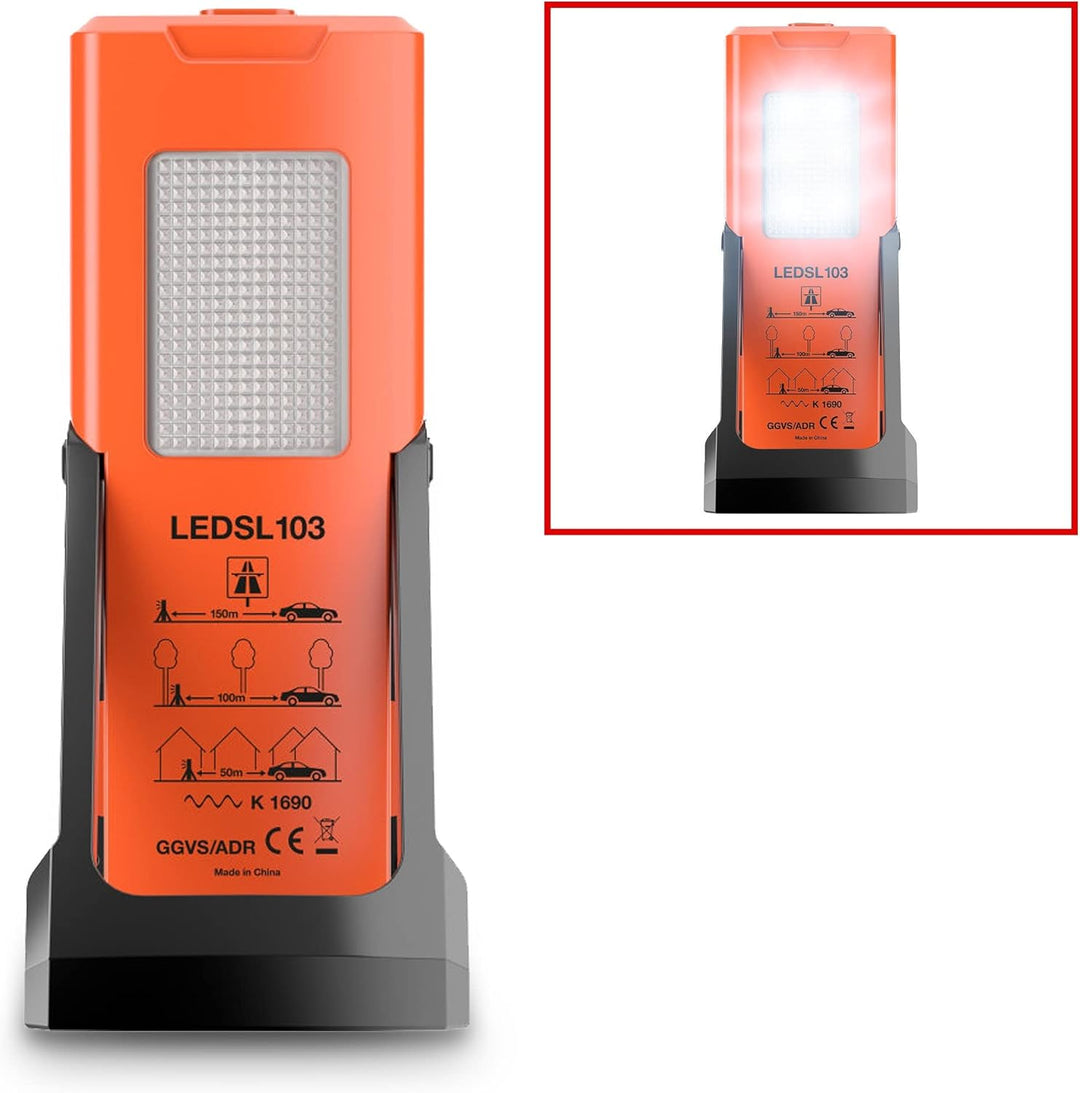 Osram LEDguardian TRUCK FLARE Signal TA19, aufstellbare LED Warnleuchte für LKW, Bus, Fahrzeuge über