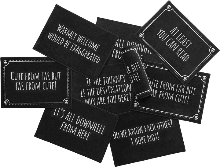 Pechkeks Misfortune Cookies Doormat ''Why Are You here?'', 70 x 50 cm, Black