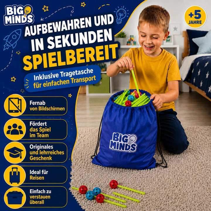 Outdoor Spiele Für Kinder | Höhle Bauen Die Im Dunkeln Leuchtet | Konstruktionsspielzeug 130 Stück |