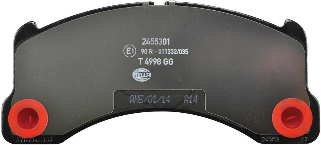 HELLA PAGID 8DB 355 014-151 Bremsbelagsatz - T1798 - Dicke/Stärke: 16.1mm - Bremssystem: Brembo - fü