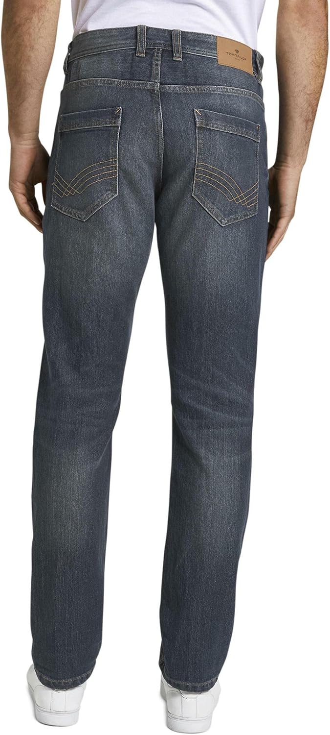 TOM TAILOR Herren Marvin Straight Jeans 32W / 36L 10281 - Mid Stone Wash Denim, 32W / 36L 10281 - Mi