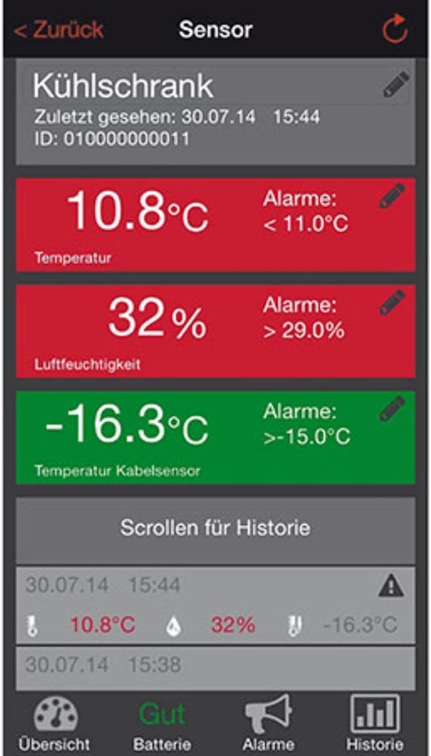 Technoline MA 10050 Wetterstation Haus-Überwachungs-System Mobile - Alerts, 37 x 18,5 x 20,5 cm