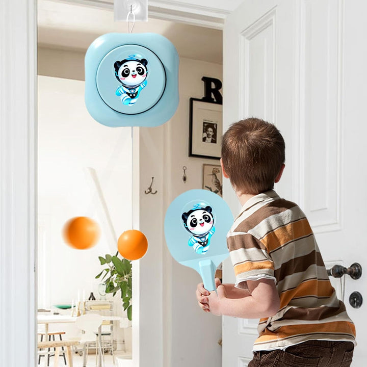Pingpong-Trainer-Set, Tür-PingPong-Spiel für Kinder - Tragbares Tischtennis-Set, verstellbares Train