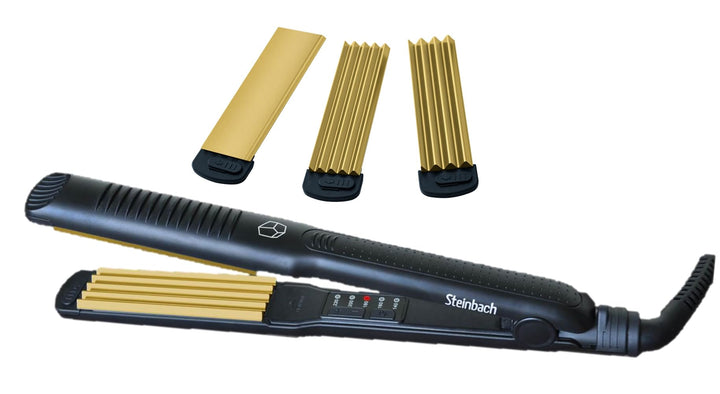 Steinbach Professional 603 Cute Crimper Straightener Turmalin Ionic 3 in 1 schwarz