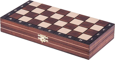 Square - Schach Schachspiel - MAGNETISCHE - Classic - Schachfiguren & Schachbrett aus Holz