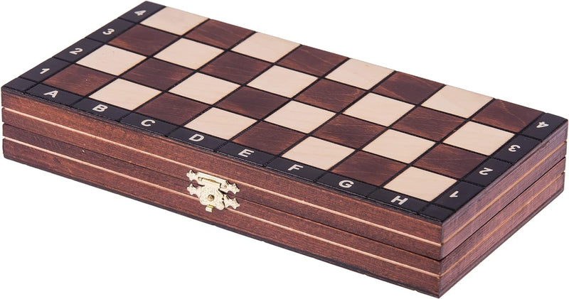 Square - Schach Schachspiel - MAGNETISCHE - Classic - Schachfiguren & Schachbrett aus Holz