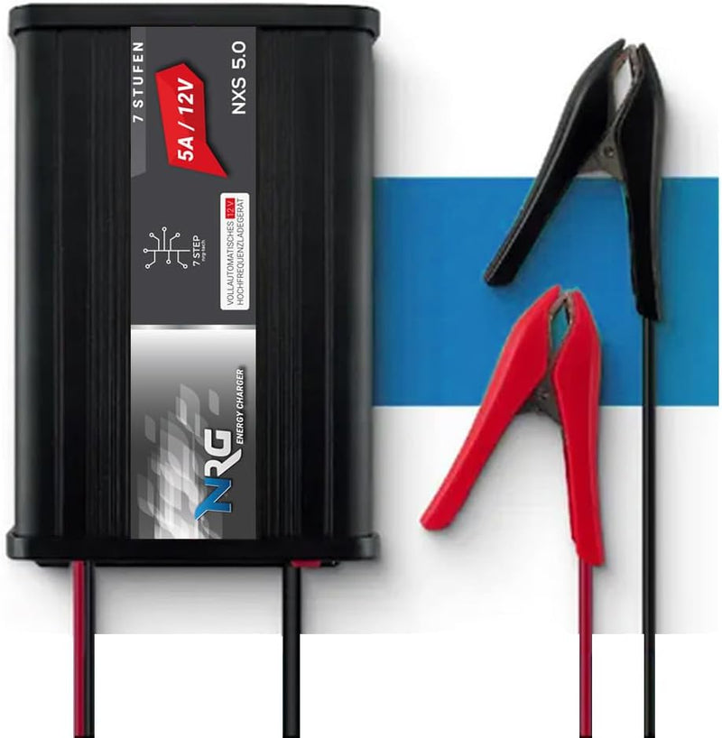 NRG Charger NXS 5.0 12V Batterien Ladegerät Blei Säure AGM Gel Calcium Batterie Automatik Ladegerät