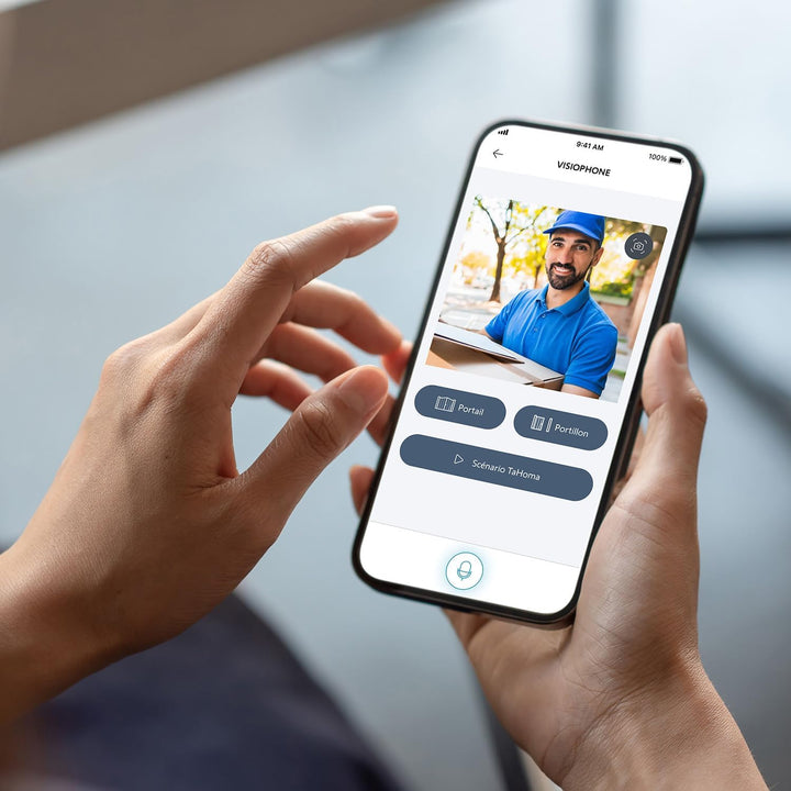 Somfy 9028474 - Konnektivitätsmodul | zum Anschluss von V350, V500 oder V500 PRO io | App Protect